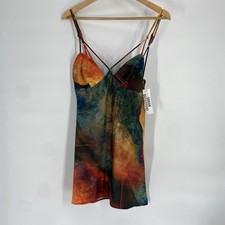 Urban Outfitters Orange, Green, and Brown Dress Size M NWT