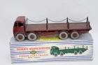 Dinky 905 Foden Flat Truck With Chains Maroon In Original Box Excellent boxed