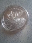 Alaska Moose 1998 Seal Of The State Of Alaska  1oz .999 Silver Proof Medallion
