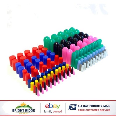 High Temperature Resistant Silicone Plug and Cap Assortment for Sealing Holes