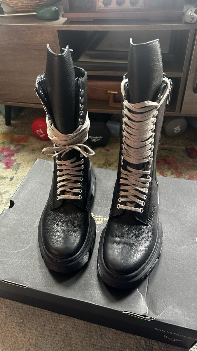 Dr. Martens x Rick Owens 1918 DMXL Leather Platform Boots Dr. Martens x Rick Owens 1918 DMXL Leather Platform Boots