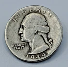 1944-P 90% Silver Washington Quarter US Mint Philadelphia