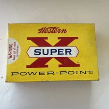 Western Super X Power Point 30-06 Springfield 180 Gr Empty Ammo Box With Insert