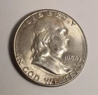 1954-S Franklin Half Dollar - 90% Silver
