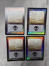 Mtg Swamp X4 (340) Mercadian Masques Foil Mint Never Played