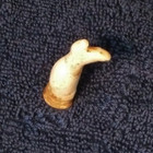 Antique/Victorian? Small Porcelain 1-1/2" Lower Doll Leg ~ Germany? — photo 3