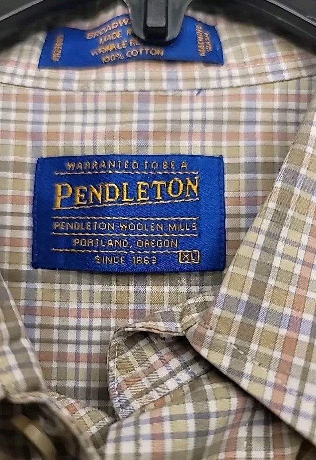 Pendleton Men's Button Down Shirt Extra Large Pla… - image 6