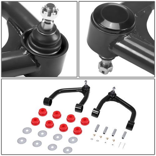 For 2007-2022 Toyota Sequoia Tundra W 2-4" Lift Black Front Upper Control Arms - Picture 5 of 5