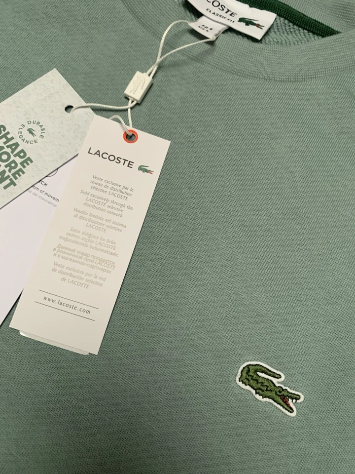 Pull Lacoste Homme - Vert - Taille L - Neuf - Photo 3/4
