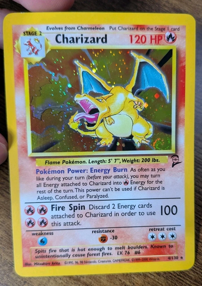 Charizard Pokémon TCG Base Set 2 English Collectible Individual