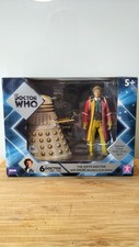 Doctor Who Sixth Doctor & Dalek Set - 2013 - Toys R Us Exclusive - BNIB - Rare