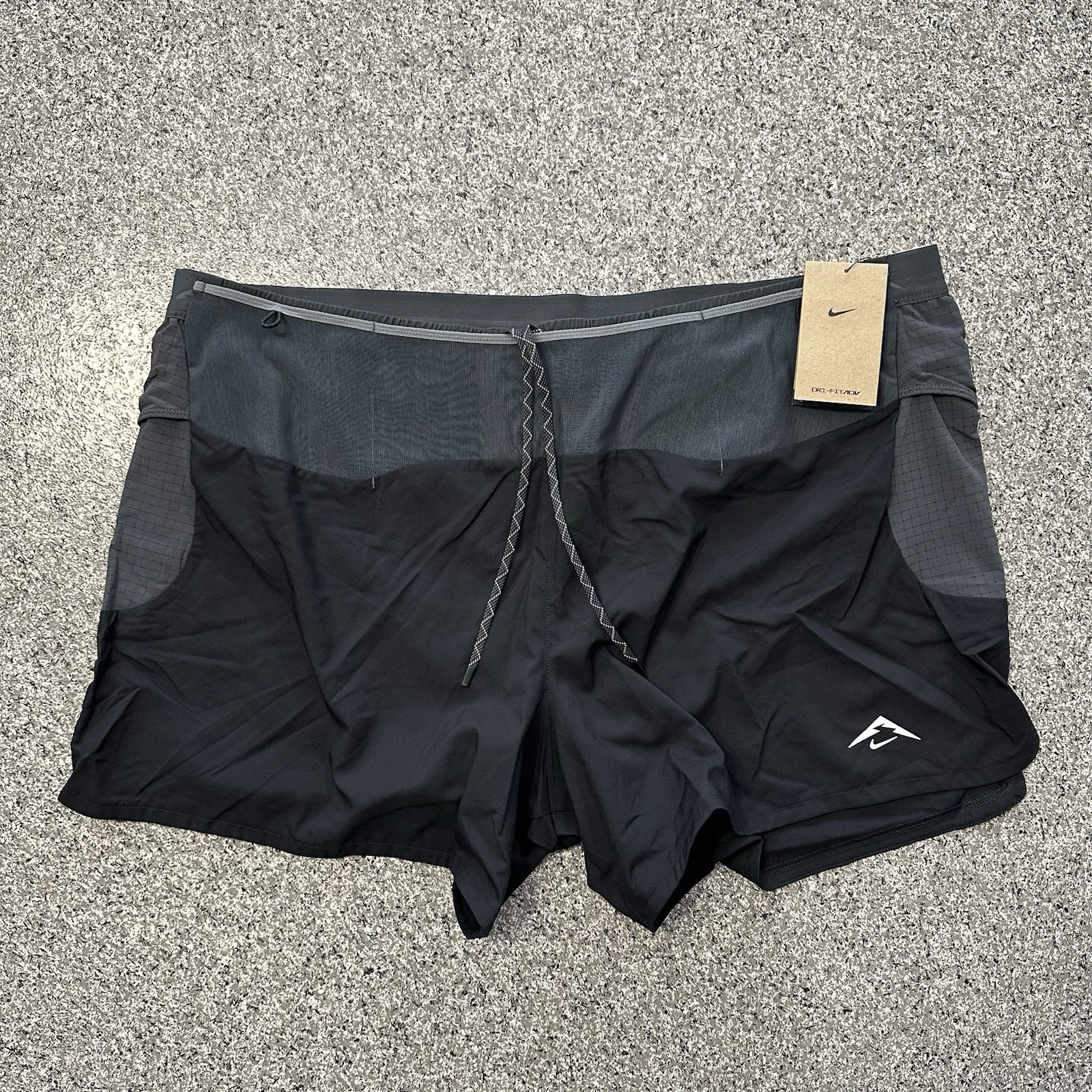 Nike Trail Running Shorts Second Sunrise Dri Fit ADV 5” Mens XXL HJ3572-010