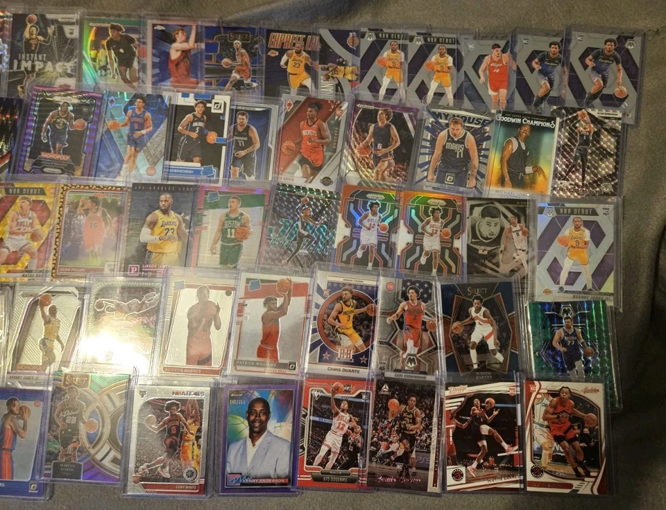 BIG NBA CARD LOT Over 200 Card - RCs / Inserts / Various Years / Sets - Image 4 of 4