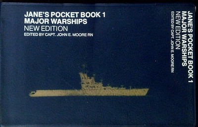 JANE'S POCKET BOOK 1 MAJOR WARSHIPS MOORE JOHN E. MACDONALD & JANE'S 1978