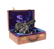 Beaulieu R16 Automatic 16MM Cine Camera w/Orig. Zoom Lens & Orig. Case * Parts