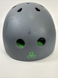 Triple 8 Skate Helmet Carbon Rubber, MED Model 41775 - Considerable Signs of Use