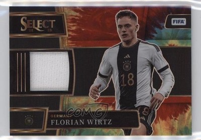 2022-23 Panini Select FIFA Memorabilia Tie-Dye Prizm 19/25 Florian Wirtz 1vi8