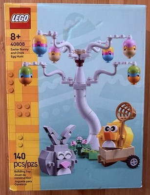 LEGO Easter Bunny and Chick Egg Hunt 40808 Complete Set 140 pcs Bunny Chick