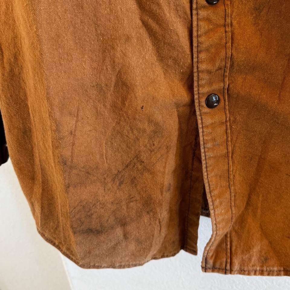 Vintage Amish Made Dan's Hunting Gear Briar Proof Shacket Snap Upland ...
