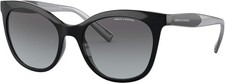 Armani Exchange 0AX4094S 81588G Woman Sunglasses Shiny Black Frame, Grey...