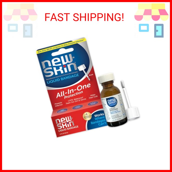 New-Skin Liquid Bandage, Waterproof for Scrapes and Minor Cuts, 1 Fl Oz |  eBay