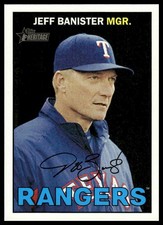 2016 Topps Heritage #279 Jeff Banister Texas Rangers NM+