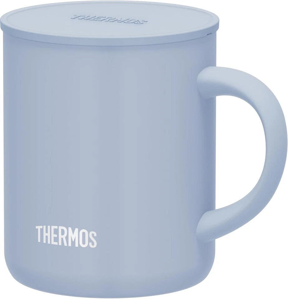 Taza de bebida fría caliente aislamiento al vacío THERMOS con mango 350 ml JDG-352C NUEVA Foto 2 de 4