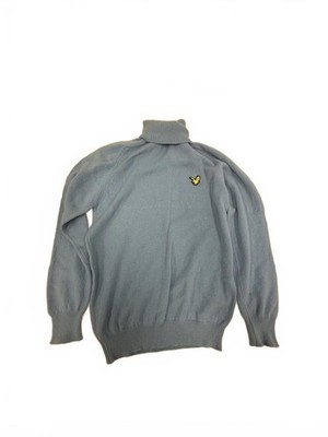Lyle & Scott Rollkragenpullover hellblau
