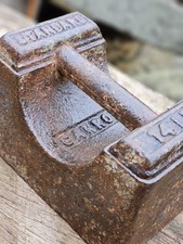Carron Cast Iron 14lb Weight Antique Door Stop Ballast Gazebo Garden 