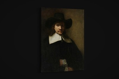 Rembrandt - Portrait of a Man - Art Print on Paper or Canvas