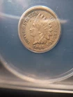 Indian head copper nickel penny 1864 VF 35 coin is worth around 80.00 dollars