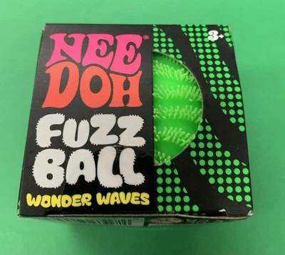 Needoh FUZZ BALL Flower Power Nee Doh Squish Stress Ball