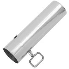 Adjustable Damper Stainless Steel Stove Pipe For Tent Stove Outdoor Heating