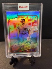 2021 Topps Project 70 -  Will Clark #389 Rainbow Foil /70 Auto Matt McCormick