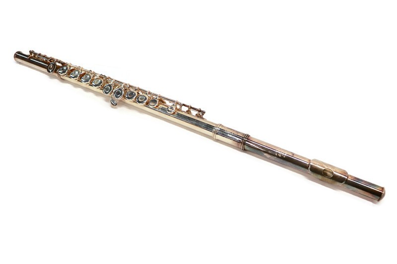 Gemeinhardt 2SP Flute - Elkhart Indiana USA - Serial J18350 - w