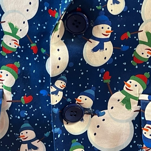 Suslo Couture Sport Coat Snowman All Over Print Tailored Perfection Boys M 10 - Picture 2 of 12