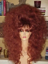 EMPRESS BIANCA'S LOTS OF HAIR BIG TEASED CURLY CURLS VOLUME AFRO BODY BANGS HOT