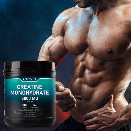 Creatine Monohydrate - Muscle Growth - 5000mg Powder 100 Servings - Picture 11 of 13
