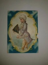 Vintage Lion Coffee Trade Card, Victorian Boy Victorian Man