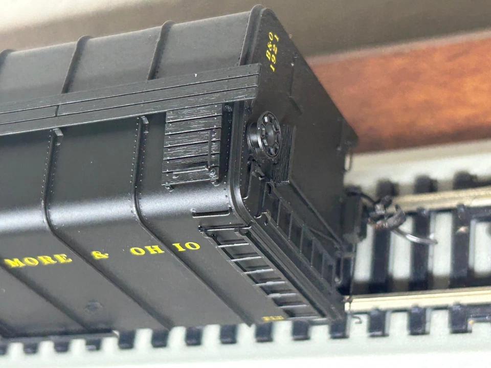 BALTIMORE & OHIO M-53 " B&O " WAGONTOP BLACK BOXCAR HO SCALE PLATINUM Series - Image 4 of 4