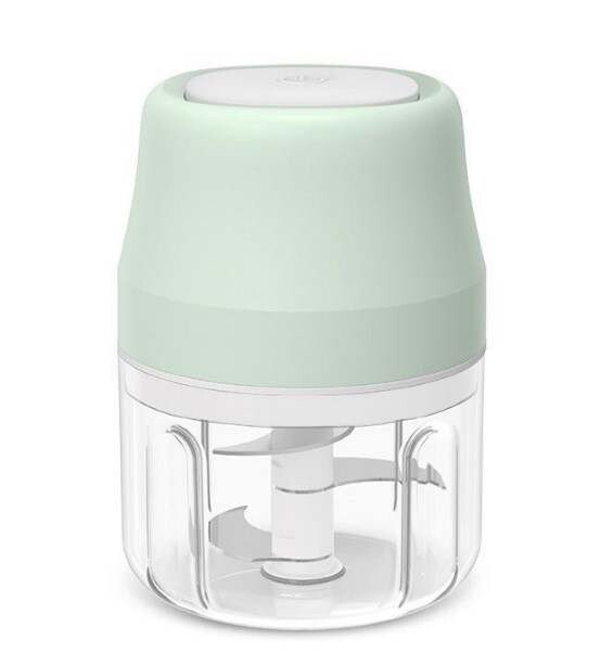 250ML Electric Mini Food Processor Garlic Press Chopper Chili Onion Fruits-image