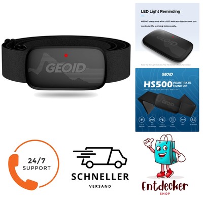 Vielseitiger Herzfrequenzmesser für Smartphones - Optimal für Fitnessaktivitäten