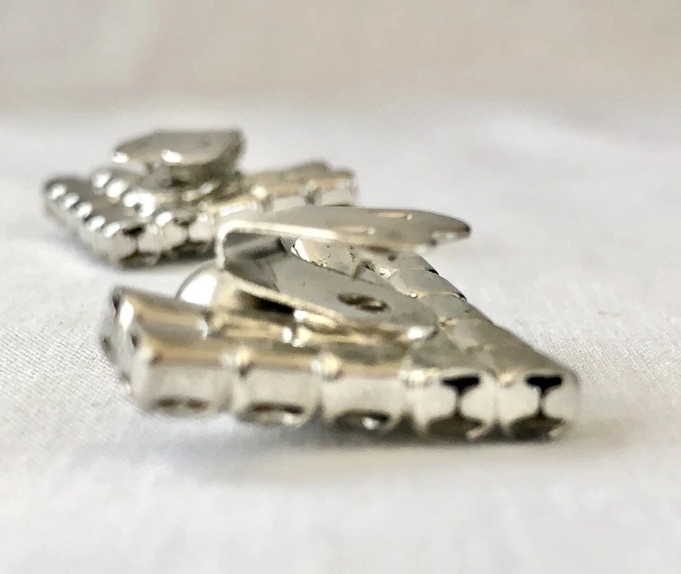 Clips para zapatos vintage de diamantes de imitación transparentes - Accesorios - ¡Glam! Tono plata Foto 3 de 4