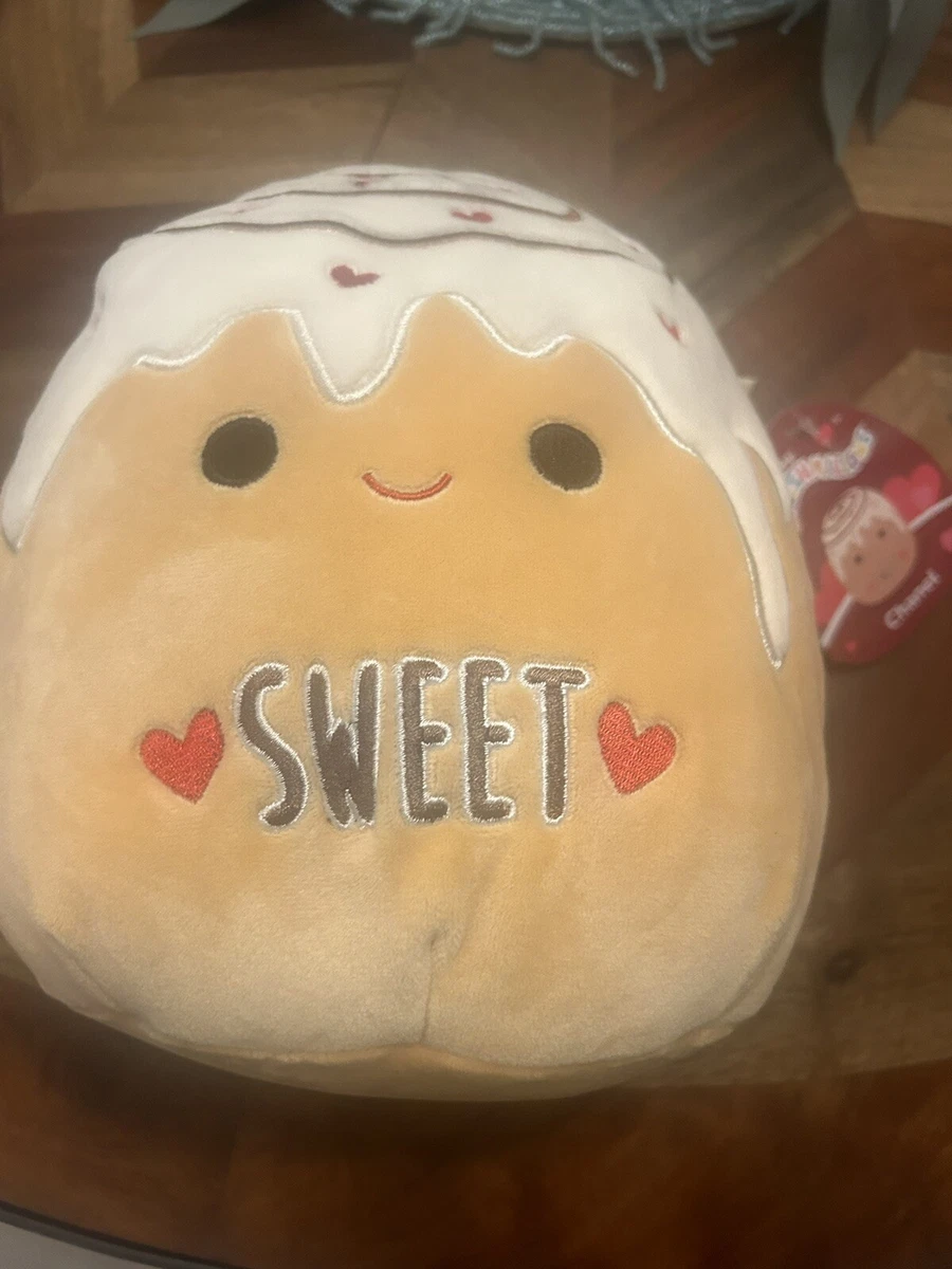 NWT 8” Squishmallow Chanel The Cinnamon Roll Valentine’s Day NEW RELEASE  2023