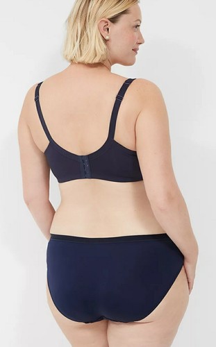 Lane Bryant Maritime Blue No-Show w/ Lace Hipster Panty Plus Size 22/24, 3X - Picture 3 of 5
