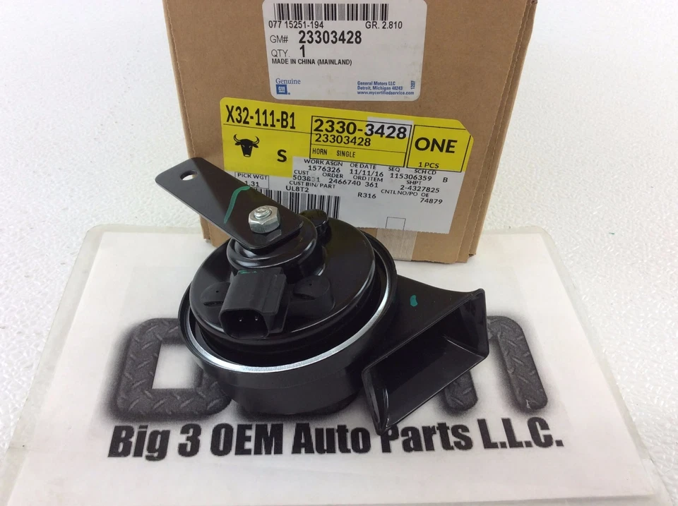 Chevrolet Equinox GMC Terrain High Note 2010-2017 bocina nueva OEM 23303428 Foto 3 de 3