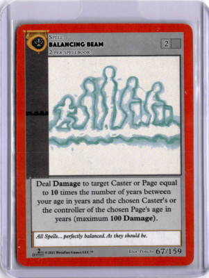 #67/159 - BALANCING BEAM - REGULAR - CRYPTID NATION 2ND ED - METAZOO - ENGLISCH
