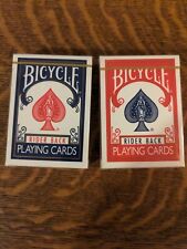 RARE Ohio-made Bicycle 808 Green Rider Back Playing Cards Decks 