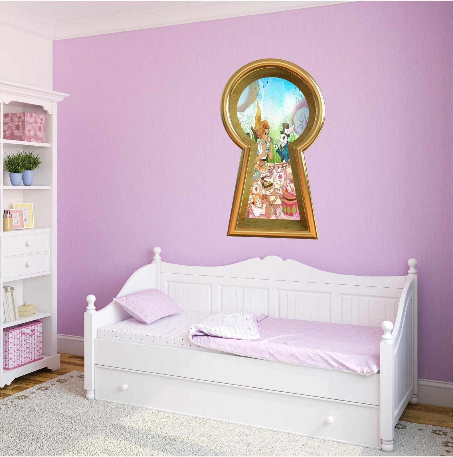 Ohpopsi Alice In Wonderland Tea Party Wallpaper Wall Mural For Sale Online Ebay