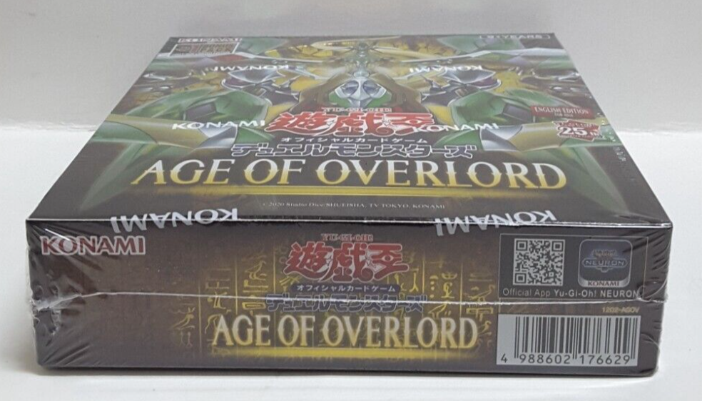 遊戯王 未開封BOX AGE OF OVERLORD Konami Yu-Gi-Oh! OCG Duel Monsters Age Of Overlord Booster